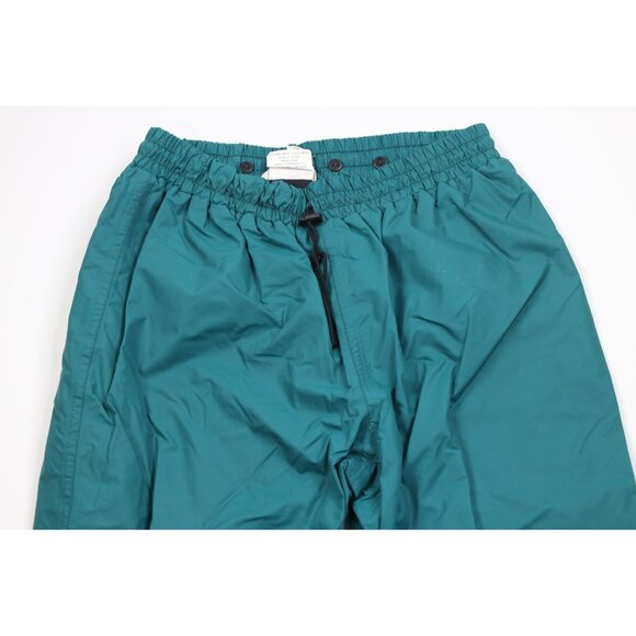 Vintage 90s Gander Mountain Mens M - XL Tall Waterproof Wide Leg Rain Pants USA - Picture 2 of 15